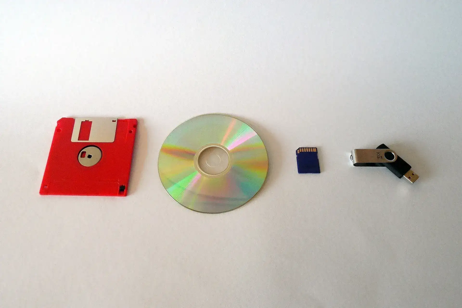 A evolução dos dispositivos de armazenamento de dados